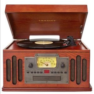 Crossley Turntable, CD player, Radio, Aux, Tape